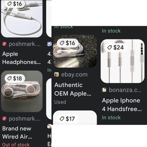 Apple Wired Earbud Headphone Jack Unopened White - Picture 6 of 6